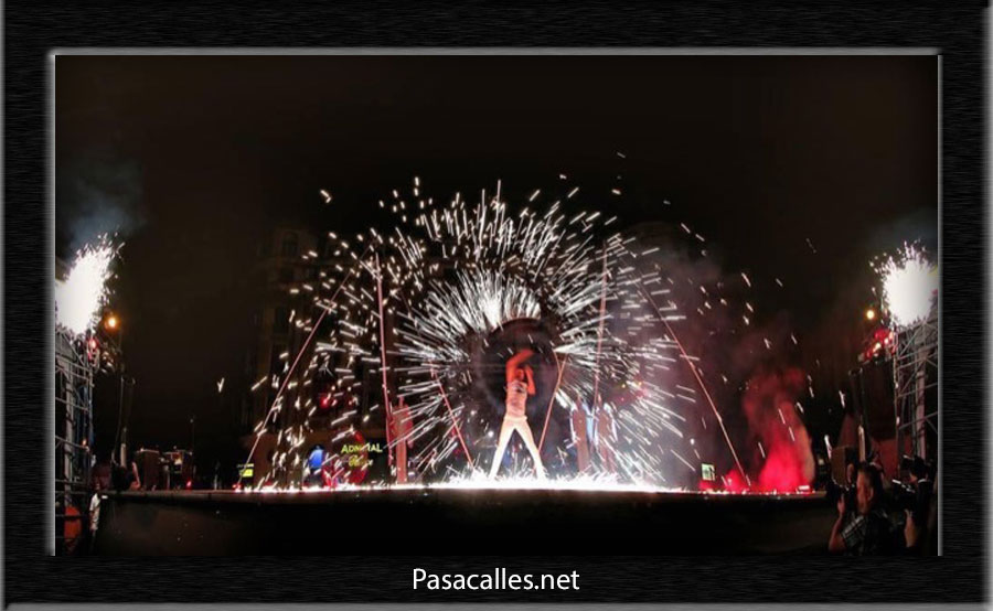 Pasacalles en Argelaguer, Gerona