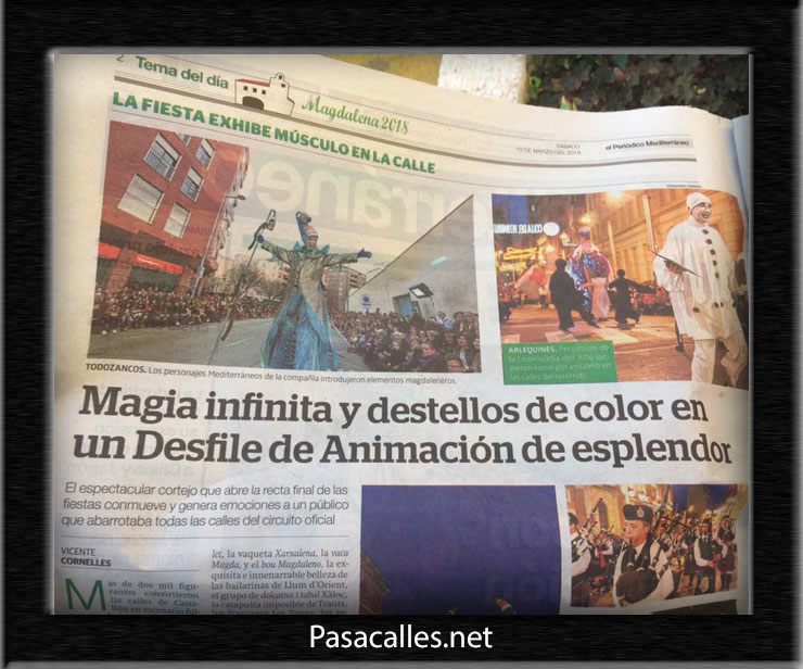 Pasacalles en Torrelapaja, Zaragoza